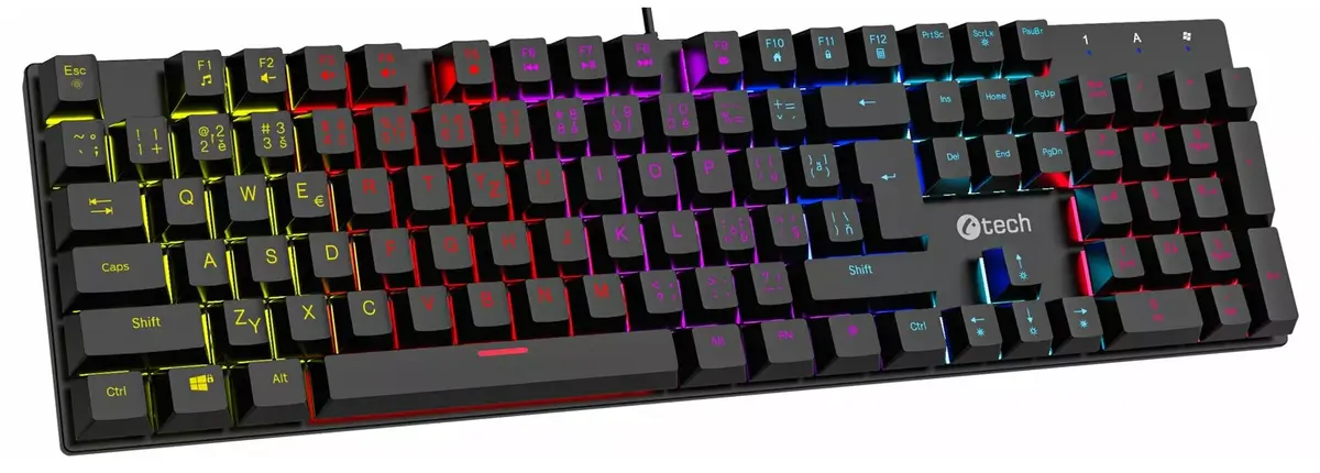 c-tech Morpheus GKB-11 RGB bezvadu tastatūra Photo 1