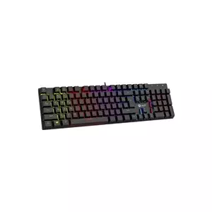 Wireless Keyboard c-tech Morpheus GKB-11 RGB with USB receiver, CZ-SK layout, Black
