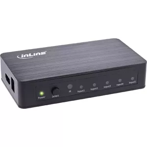 InLine HDMI Switch 5 port 4K2K@60Hz HDCP 2.2 Black