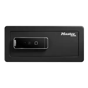 Напольный сейф MASTER LOCK LX110BEURHRO Черный 2 ключа Считыватель отпечатков