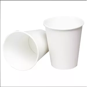 Paper cups Abena Gastro 240 ml (8 oz) white – disposable beverage cups