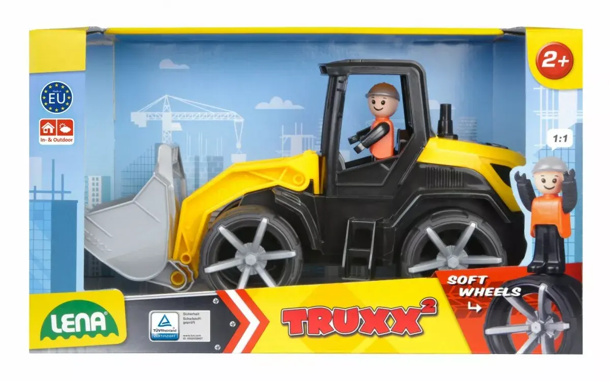 Игрушечный бульдозер Lena Truxx 2 open box 04512 Photo 4