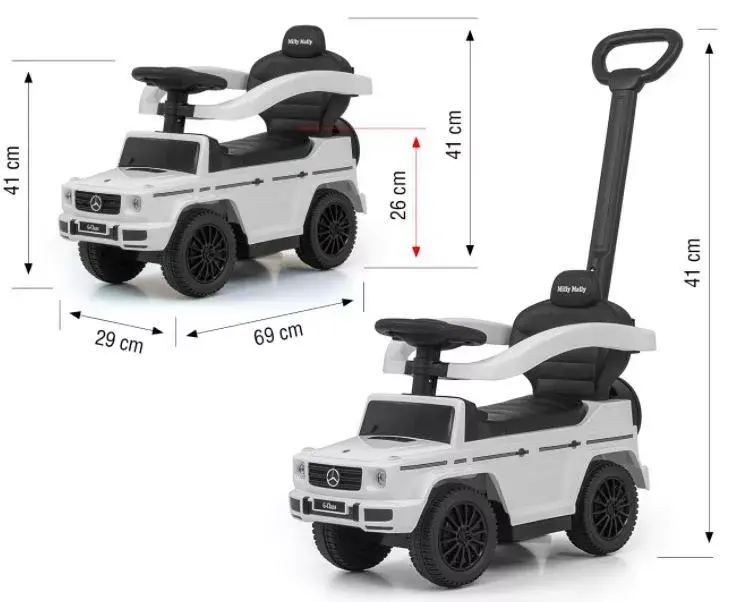 Children's Tricycle milly mally Mercedes g350d Photo 5