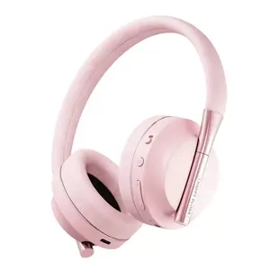 Austiņu komplekts happy plugs PLAY — vadu un bezvadu USB-C Bluetooth, supraaurālas, galvas siksna, rozā zelts, 20–20000 Hz, 170 g