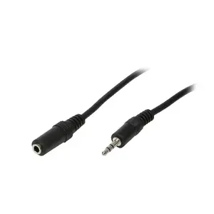 LogiLink CA1055 3.5mm Male to 3.5mm Female Audio Extension Cable 5m Black