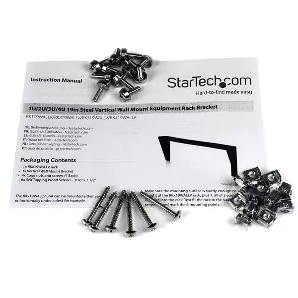 Sienas stiprinājums StarTech.com RK419WALLV Photo 5