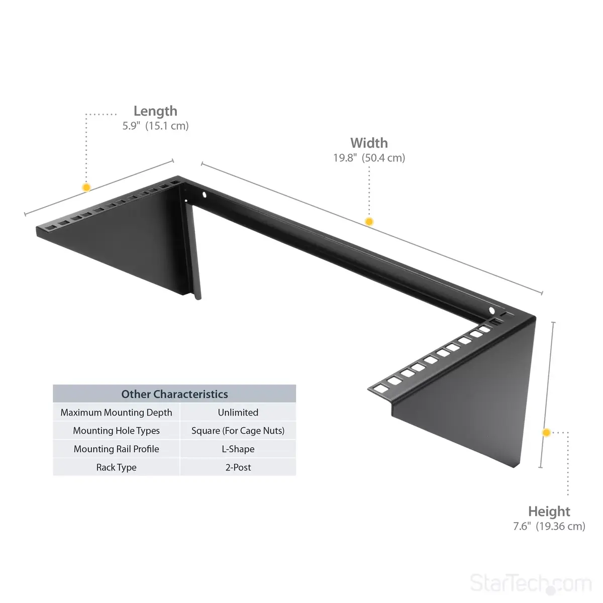 Sienas stiprinājums StarTech.com RK419WALLV Photo 9