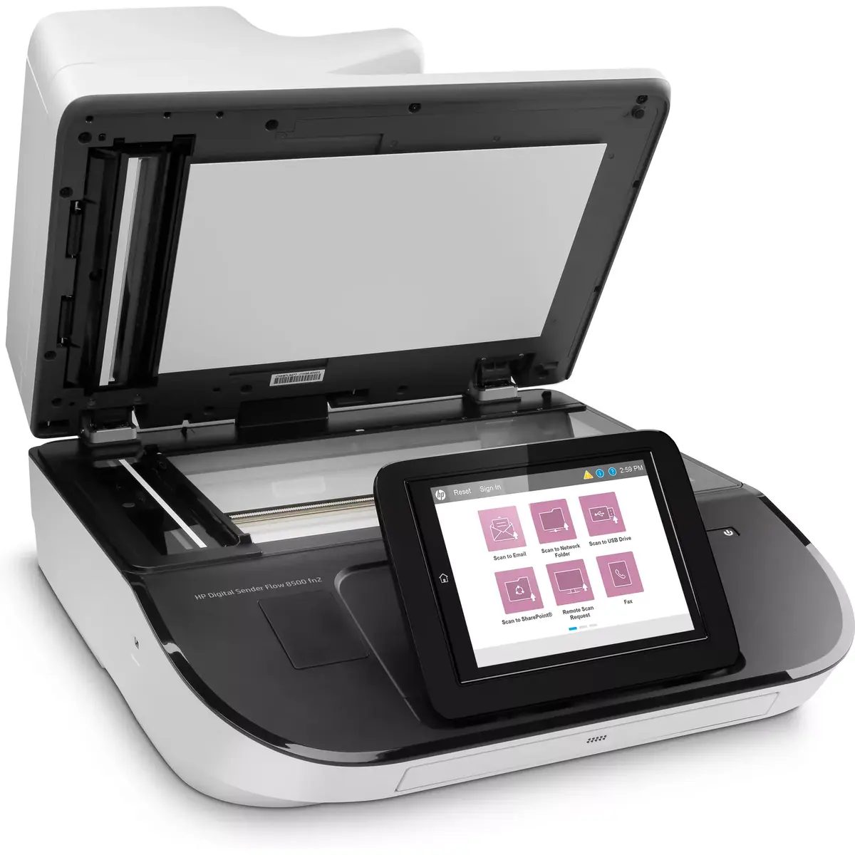 Plakanā un ADF skeneris HP Flow 8500 fn2 Photo 10