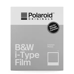 Polaroid B&W i-Type Film tūlītējas attīstīšanas filma 8 pcs 88 x 107 mm