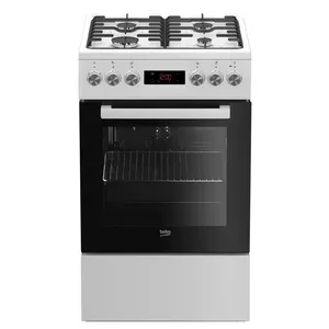 Beko FSE52320DWD cooker Freestanding cooker Gas White A