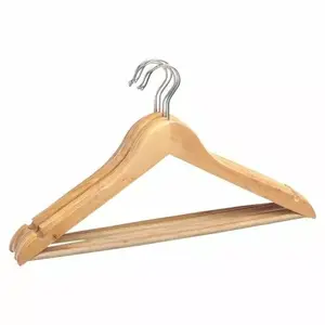 Wenko Shaped Hanger Type Eco 5pcs Natural – set of 5 eco-friendly clothes hangers