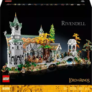 LEGO construction set The Lord of the Rings Rivendell 10316 — 6,167 pieces, 4.02 kg
