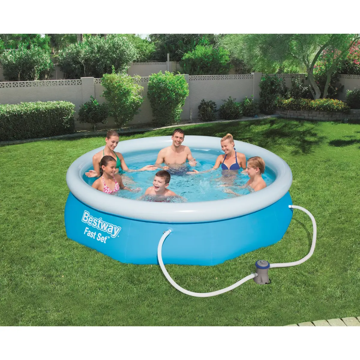 Piepūšamais baseins Bestway Fast Set 3,05 m Photo 6