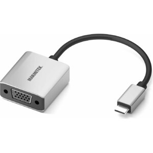 Marmitek 08370 Video kabeļa adapteris 0,15 m USB Type-C VGA (D-Sub) alumīnija - melns (8370)
