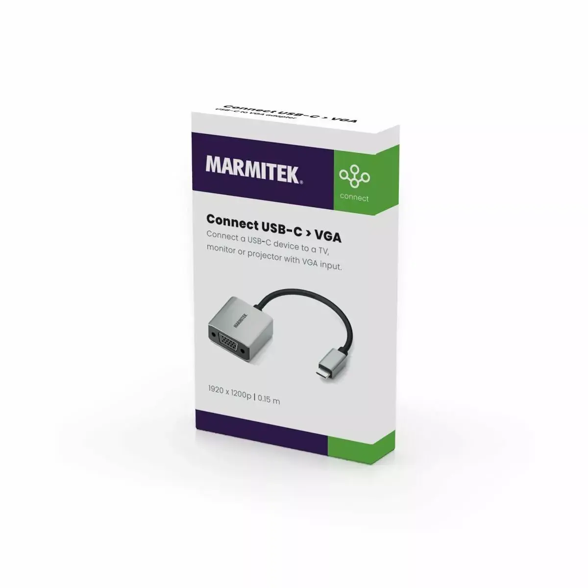 Адаптер USB-C на VGA Marmitek 8370 Photo 7