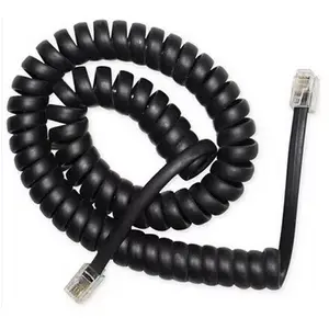 Telephone Cable Gembird TC4P4CS-2M RJ10 RJ10 2m Black