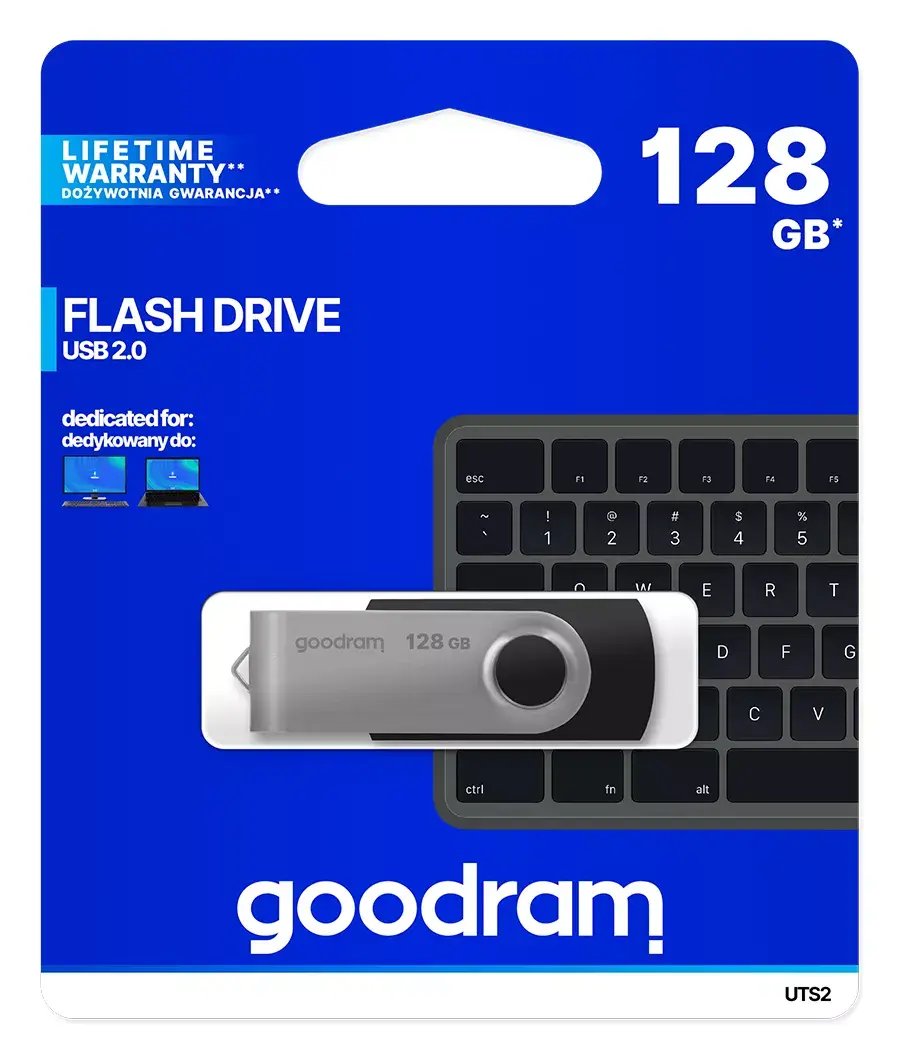 GOODRAM UTS2 128 GB USB Type-A 2.0 zibatmiņa Photo 5