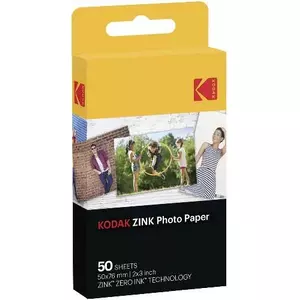 Photo Paper Kodak ZINK 50 pcs 50 x 76 mm