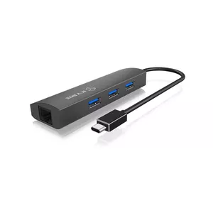 ICY BOX IB-HUB1406-C USB 3.2 Gen 1 (3.1 Gen 1) Type-C Antracīts