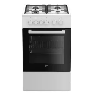 Beko FSS52020DW plīts & cepeškrāsns Brīvi stāvoša plīts Gāzes Balts A