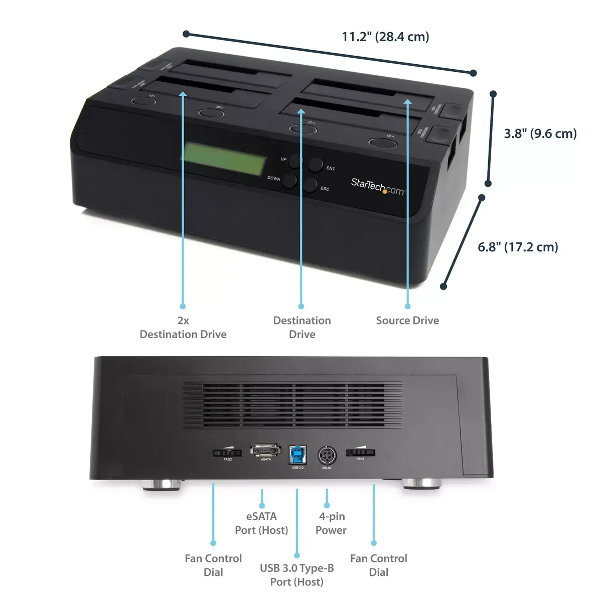 HDD dublēšanas doks StarTech.com SATDOCK4U3RE Photo 8