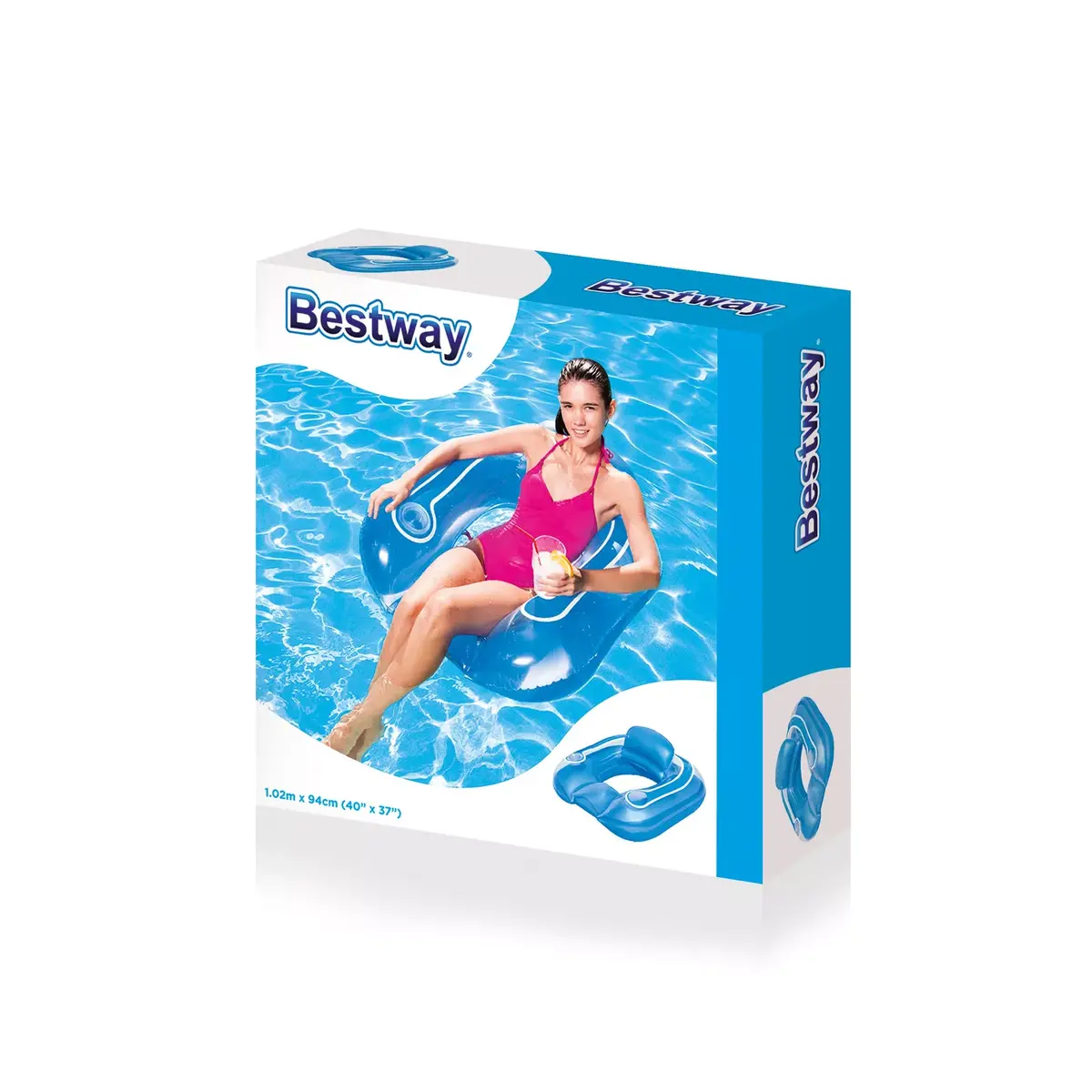 Piepūšamais Flip‑Pillow Lounge sēdeklis Bestway 43097 Photo 14