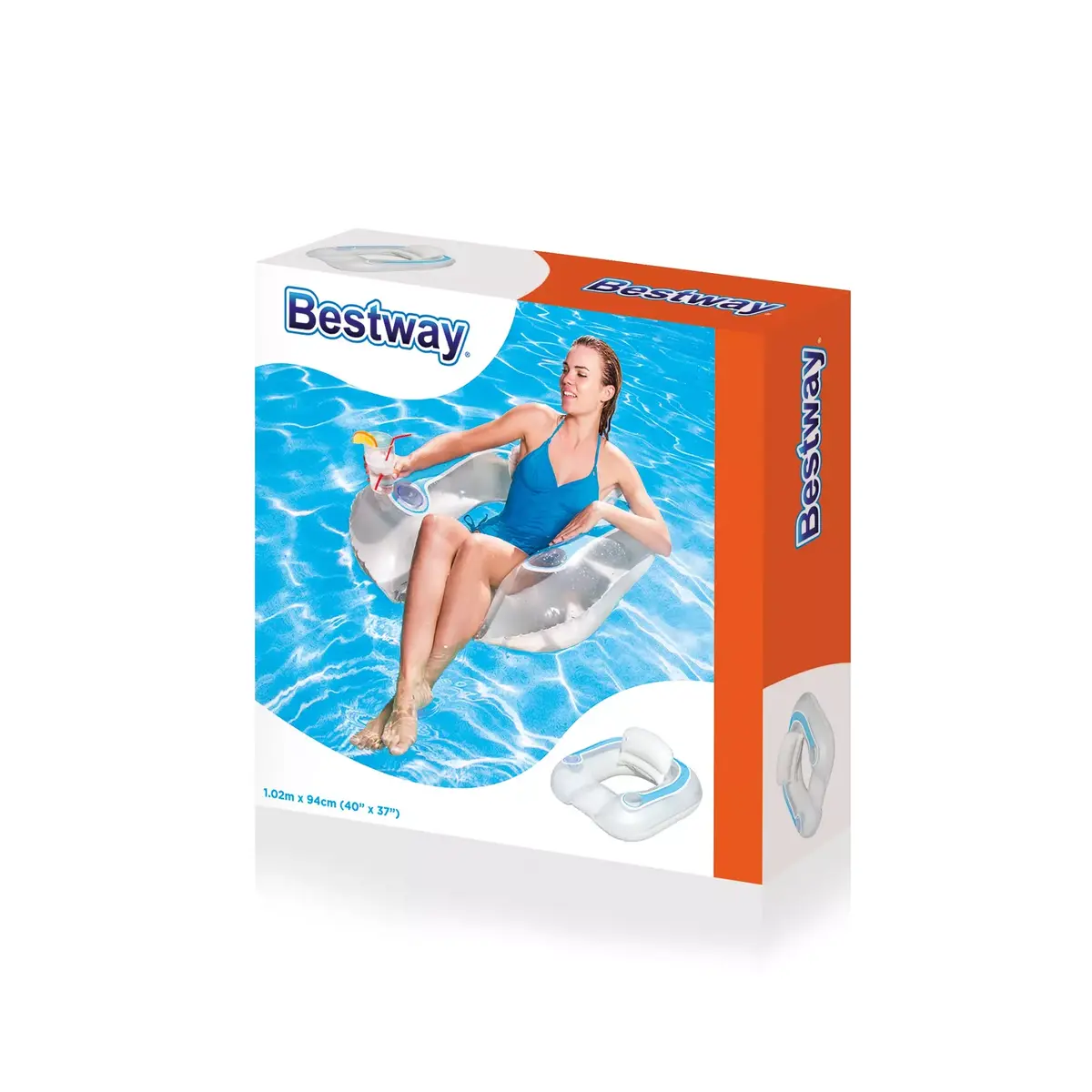 Piepūšamais Flip‑Pillow Lounge sēdeklis Bestway 43097 Photo 15
