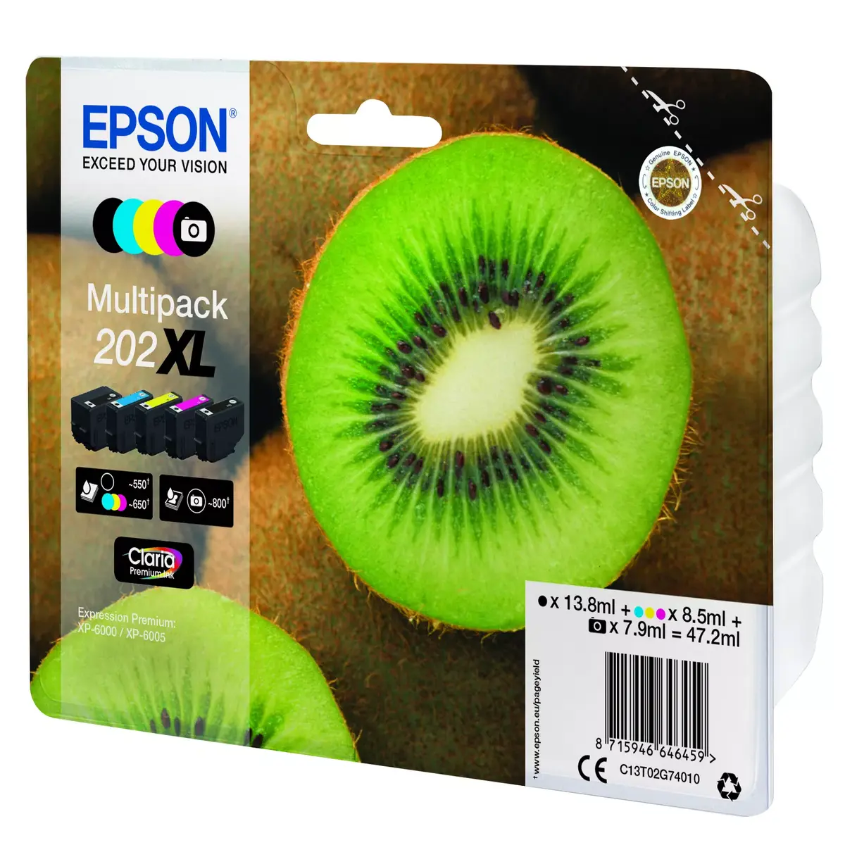 Картридж Epson Multipack 202XL 5-цветов Photo 3
