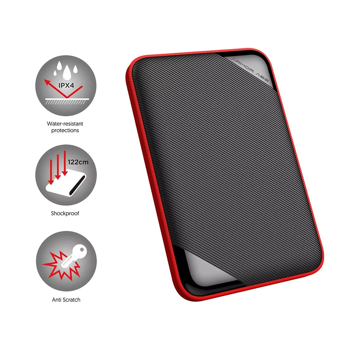 Cietais disks Silicon Power 2TB Armor A62 Photo 5