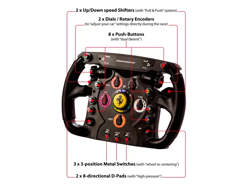 Stūres rats Thrustmaster Ferrari F1 Black RF Photo 5