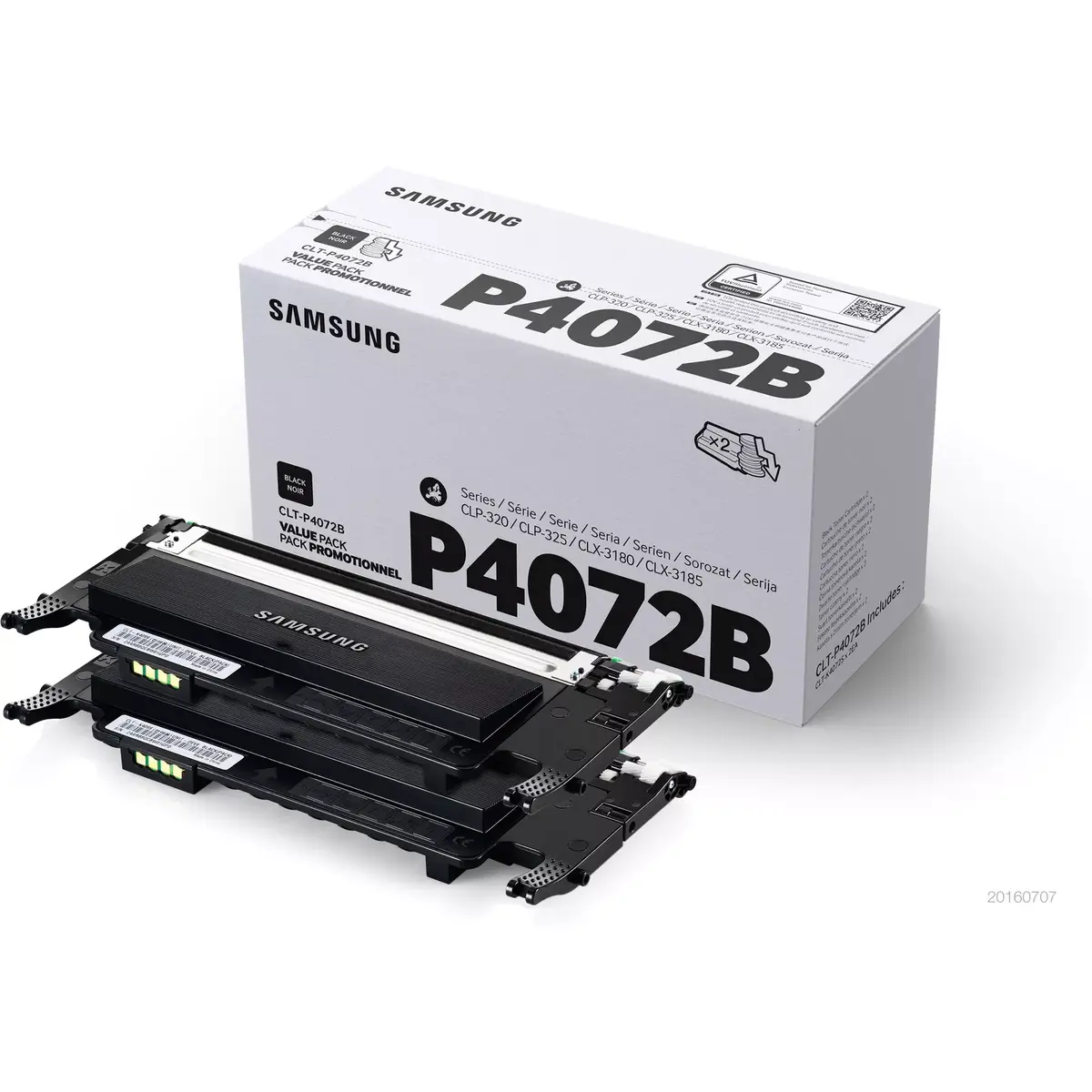 Samsung CLT-P4072B black toner pack, 2 pcs Photo 2