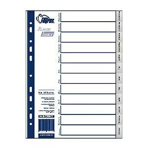 Document dividers FORPUS FO20471 A4 plastic, months Dec–Jan, set for 12 months