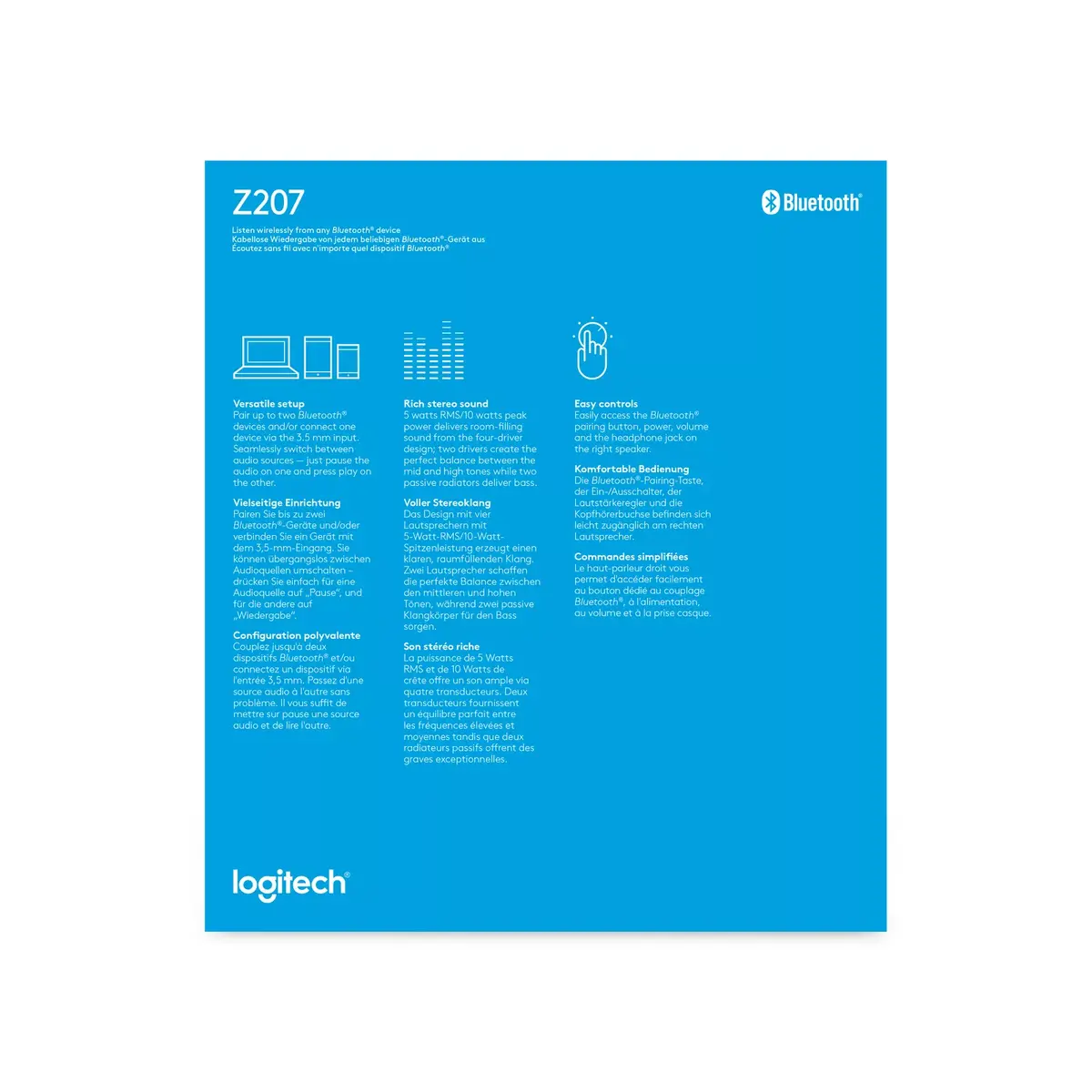 Колонки Logitech Z207 980-001292 Photo 10