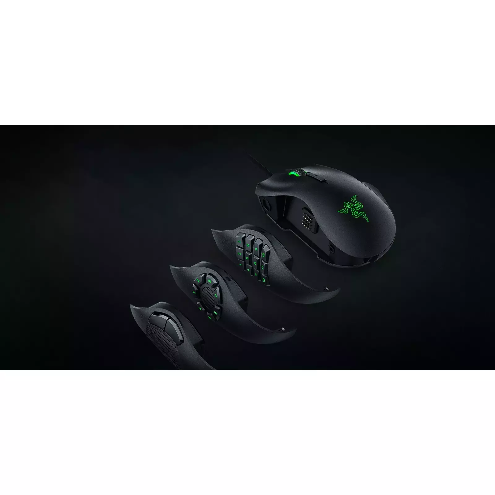  Razer Naga Trinity Gaming Mouse: 16,000 DPI Optical