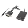 LANBERG адаптер HDMI→VGA AD-0021-BK Photo 2
