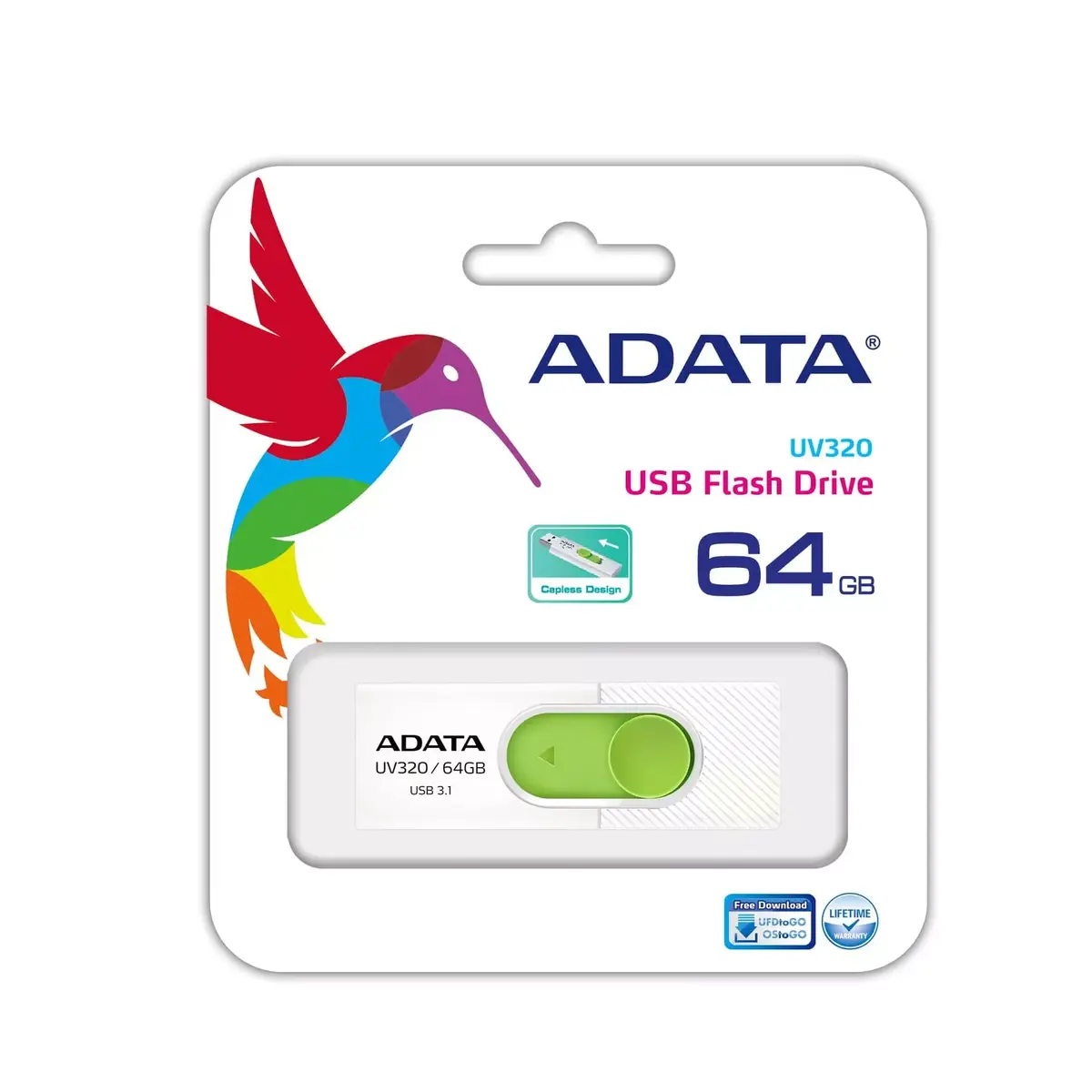 ADATA UV320 64 ГБ USB Type-A 3.2 Gen 1 флеш-накопитель Photo 3