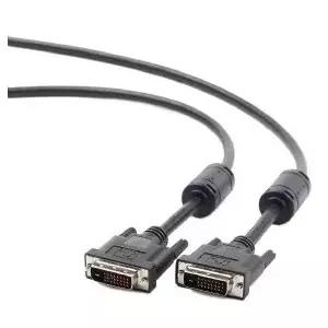DVI kabelis Gembird CC-DVI2-BK-6 1.8 m DVI-D melns