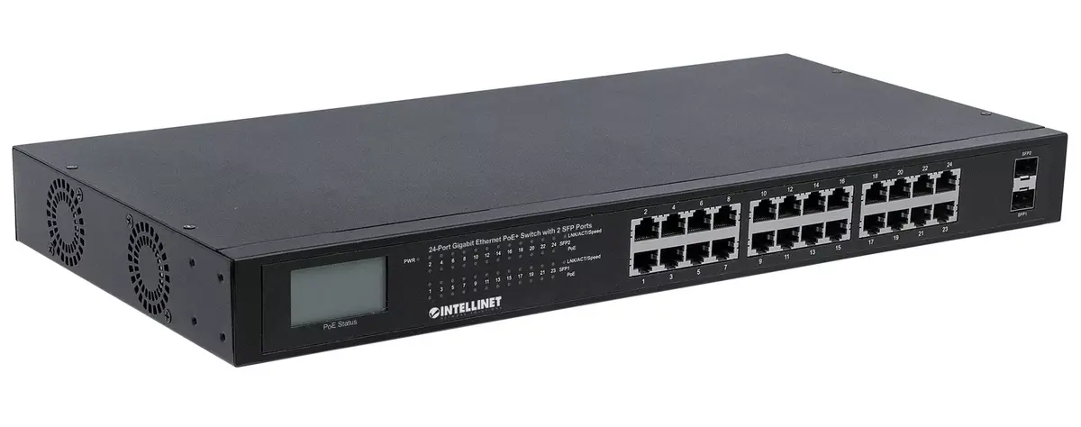 Unmanaged Switch Intellinet 24-Port Gigabit Ethernet PoE+ 561242 Photo 3