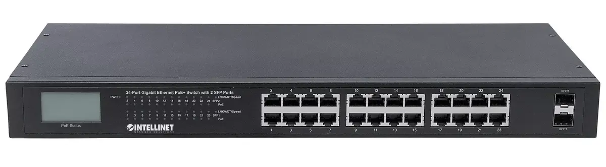 Unmanaged Switch Intellinet 24-Port Gigabit Ethernet PoE+ 561242 Photo 4