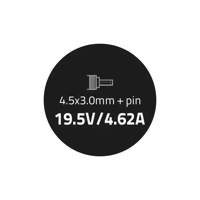 QOLTEC 50052.90W.HP адаптер питания для ноутбука Photo 4