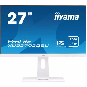 iiyama ProLite XUB2792QSU-W1 LED display 68,6 cm (27") 2560 x 1440 пикселей Quad HD Белый