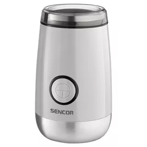 Blade grinder SENCOR SCG 2052WH — electric grinder for coffee beans, nuts, spices, white, 0.8 kg, 95 cm cord