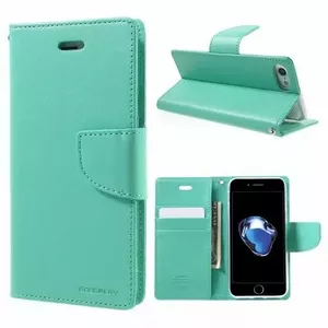 Чехол-книжка Mercury для Apple iPhone X/XS, мятный, флип с карманами для карт