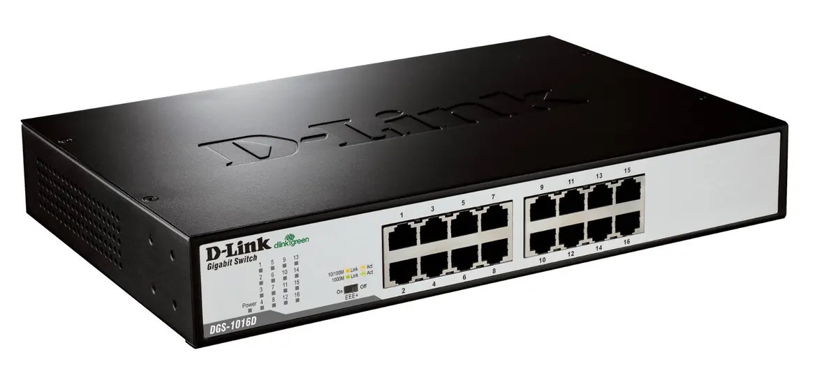 Неуправляемый коммутатор D-Link DGS-1016D/E, 123456 Photo 4