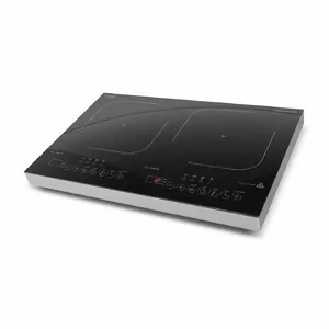 Caso ProGourmet 3500 Black, Silver Countertop 54.5 cm Zone induction hob 2 zone(s)