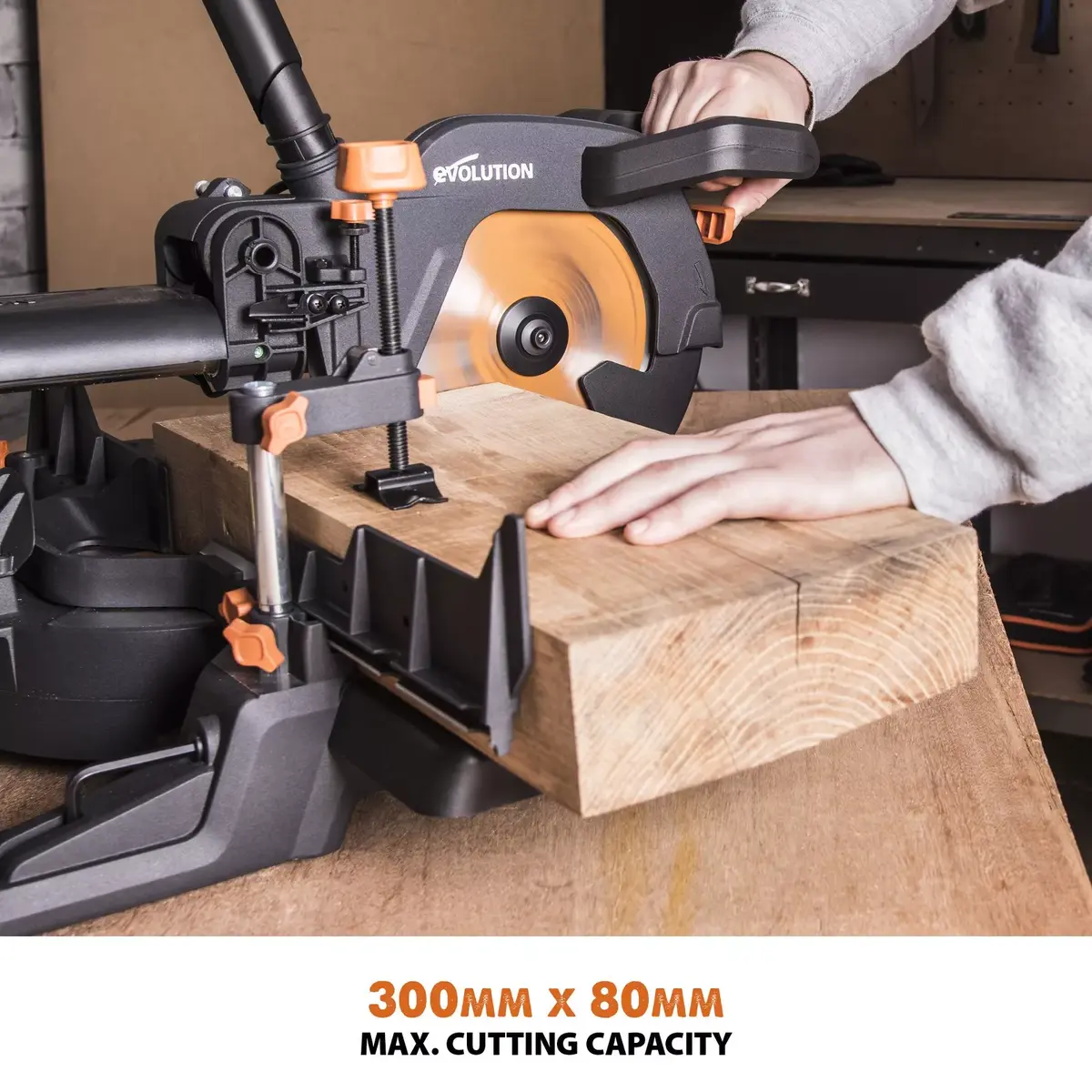 Торцовочная пила Evolution R255 SMS+ Photo 6