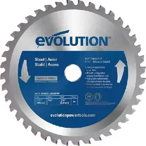 Отрезной круг для стали Evolution 185 мм × 20 мм (модель EVO-185-40-S)