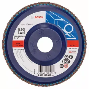 Cleaning disc Bosch 2 608 607 368 Flat centre for Metal