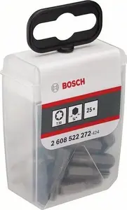Screwdriver Bit Set Bosch Extra Hart T30, TicTac Box — single T30 Torx bit