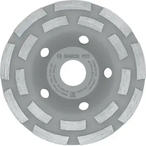 Шлифовальный диск Bosch 2 608 601 762, плоский центр, для бетона, 1 шт